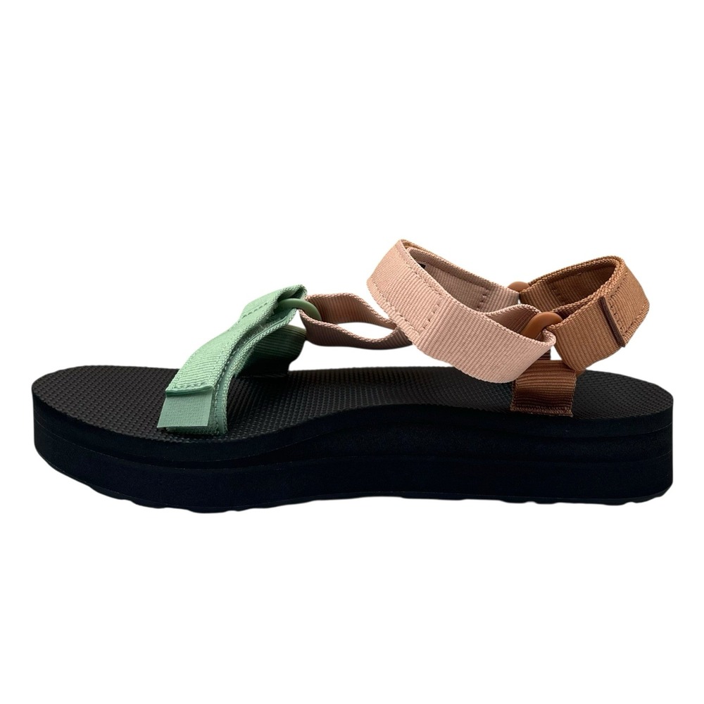 Teva Midform Universal Womens Sport Sandal Sz 8 Clay Green Tan Brown Adjustable - Picture 8 of 14
